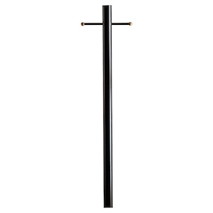 Sea Gull Lighting-Aluminum Post With Ladder Rest in Traditional Style-3 Inch wide by 84 Inch high