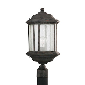 Sea Gull Lighting-Single-light Outdoor Post Lantern in Traditional Style-8.5 Inch wide by 20.25 Inch high