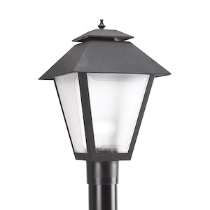 Sea Gull Lighting-One Light Outdoor Post Lamp in Traditional Style-10.5 Inch wide by 18 Inch high
