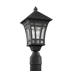 Sea Gull Lighting-Herrington-One Light Post Light in Transitional Style-7.25 Inch wide by 16.5 Inch high - 212415
