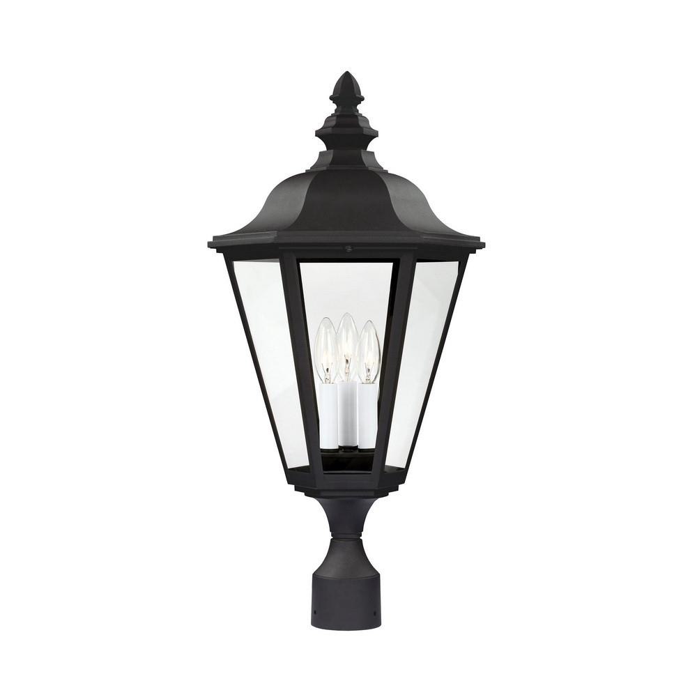 Generation Lighting 8231 Sea Gull Lighting-Three Light Outdoor Post  Fixture in Traditional Style-13 Inch wide by 25.75 Inch high