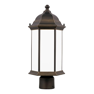 Sevier-1 Light Medium Outdoor Post Lantern in Traditional Style-8.13 Inch wide by 17.75 Inch high - 930907
