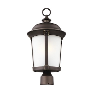 Sea Gull Lighting-Calder-75W One Light Outdoor Post Lantern in Traditional Style made with StoneStrong for Coastal Environments