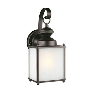 Sea Gull Lighting-Jamestowne-100W One Light Outdoor Wall Lantern in Transitional Style-5.25 Inch wide by 12.5 Inch high