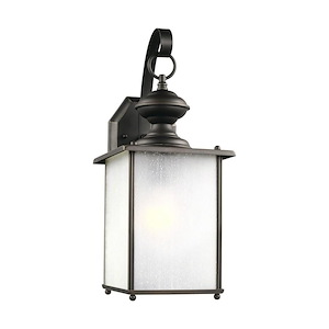 Sea Gull Lighting-Jamestowne-100W One Light Outdoor Wall Lantern in Transitional Style-7 Inch wide by 17 Inch high