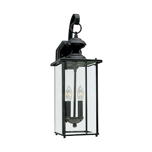 Sea Gull Lighting-Two Light Outdoor Wall Fixture in Transitional Style-7 Inch wide by 20.25 Inch high - 12547