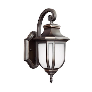 Sea Gull Lighting-Childress-One Light Outdoor Small Wall Lantern in Traditional Style-5.5 Inch wide by 12.63 Inch high - 494251