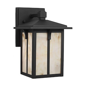 Tomek - 1 Light Small Outdoor Wall Lantern-10.63 Inch Tall and 6.75 Inch Wide - 1375279