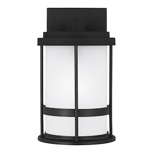 Sea Gull Lighting-Wilburn-1 Light Small Outdoor Wall Lantern Darksky Compliant-6 Inch wide by 10.25 Inch high