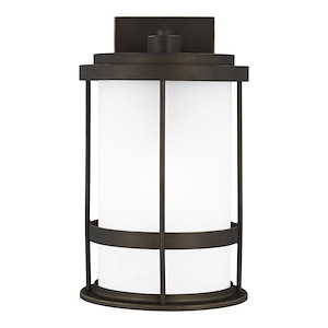 Wilburn-1 Light Medium Outdoor Wall Lantern Darksky Rated-8 Inch wide by 13.5 Inch high - 930523