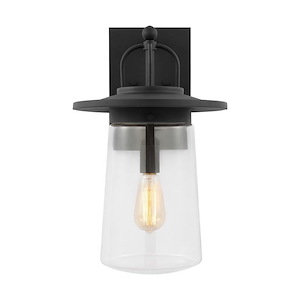 Sea Gull Lighting-Tybee-1 Light Large Outdoor Wall Lantern In Casual Style-18.63 Inch Tall and 10 Inch Wide