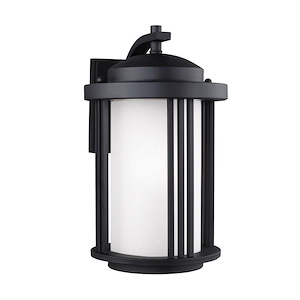 Sea Gull Lighting-Crowell-One Light Medium Outdoor Wall Lantern Darksky Compliant in Contemporary Style-9 Inch wide by 14.88 Inch high - 692120