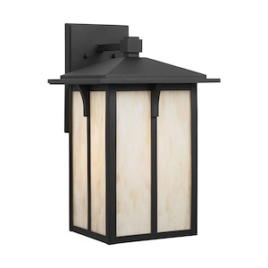 Tomek - 1 Light Large Outdoor Wall Lantern-18 Inch Tall and 10.5 Inch Wide - 1375281