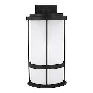 Sea Gull Lighting-Wilburn-1 Light Large Outdoor Wall Lantern Darksky Compliant-10 Inch wide by 20 Inch high