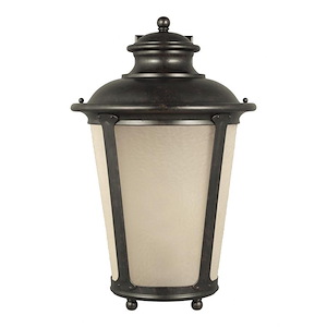 Sea Gull Lighting-Cape May-1 Light Outdoor Wall Lantern in Traditional Style-13 Inch wide by 20.25 Inch high