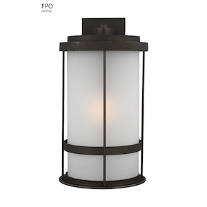 Sea Gull Lighting-Wilburn-1 Light Extra Large Outdoor Wall Lantern-12.63 Inch wide by 24 Inch high - 1002186