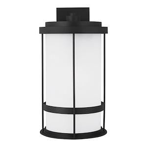 Sea Gull Lighting-Wilburn-1 Light Extra Large Outdoor Wall Lantern Darksky Compliant-12.63 Inch wide by 24 Inch high - 930480