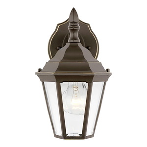 Bakersville-1 Light Small Outdoor Wall Lantern in Traditional Style-6.5 Inch wide by 11 Inch high - 930863
