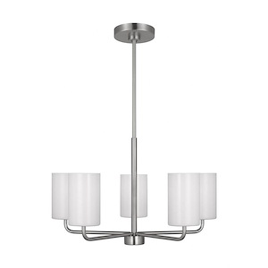 Rhett - 5 Light Medium Chandelier In Modern Style-14.13 Inches Tall and 24 Inches Wide