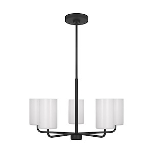 Rhett - 5 Light Medium Chandelier In Modern Style-14.13 Inches Tall and 24 Inches Wide - 1326611