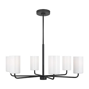 Rhett - 6 Light Large Chandelier In Modern Style-14.13 Inches Tall and 32 Inches Wide - 1326612