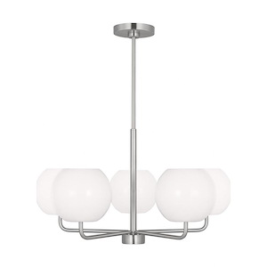 Rory - 5 Light Medium Chandelier In Modern Style-14.13 Inches Tall and 26.88 Inches Wide