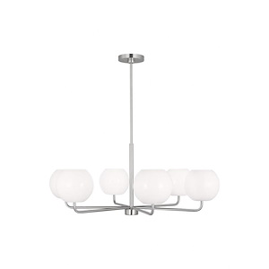 Rory - 6 Light Large Chandelier In Modern Style-14.13 Inches Tall and 35 Inches Wide - 1326570