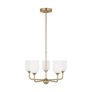 Emile - 5 Light Medium Chandelier In Traditional Style-17.25 Inches Tall and 20 Inches Wide - 1326613