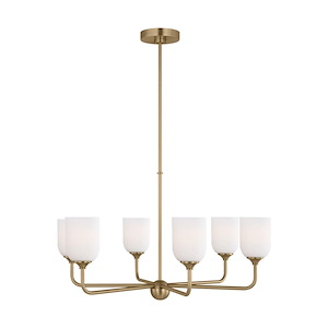 Emile - 6 Light Large Chandelier In Traditional Style-17.25 Inches Tall and 30 Inches Wide - 1326638