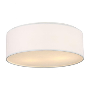 Larson - 3 Light Large Flush Mount-6.38 Inch Tall and 24 Inch Wide - 1375301