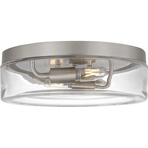 Rhett - 60W 2 LED Flush Mount-3.75 Inch Tall and 12 Inch Wide - 1395168