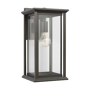 Audley - 1 Light Medium Outdoor Wall Lantern-15 Inch Tall and 7.5 Inch Wide - 1375323