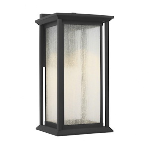 Audley - 10W 1 LED Medium Outdoor Wall Lantern-15 Inch Tall and 7.5 Inch Wide - 1375327