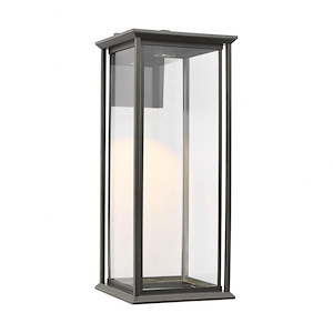 Audley - 10W 1 LED Extra Large Outdoor Wall Lantern-24 Inch Tall and 9.75 Inch Wide - 1375329