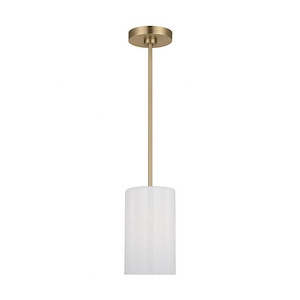 Rhett - 1 Light Mini Pendant In Modern Style-10 Inches Tall and 6 Inches Wide