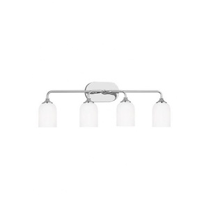 Emile - 4 Light Extra Large Bath Vanity In Traditional Style-9.5 Inches Tall and 31 Inches Wide