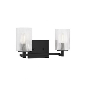 Lando - 2 Light Bath Vanity-7.75 Inches Tall and 14.25 Inches Wide