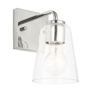 Miles - 1 Light Small Bath Vanity-8 Inch Tall and 4.5 Inch Wide - 1375341