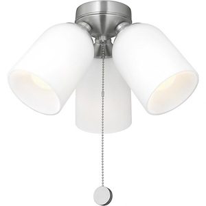 Emile - 9W 3 LED Ceiling Fan Light Kit-7.88 Inch Tall and 13.75 Inch Wide - 1372763