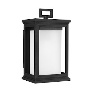 Feiss Lighting-Roscoe-Outdoor Wall Lantern Transitional in Transitional Style made with StoneStrong for Coastal Environments