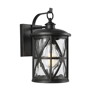 Millbrooke-Outdoor Wall Lantern in Traditional Style-Inch Wide by 12 Inch High made with StoneStrong for Coastal Environments - 1276534