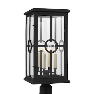 Feiss Lighting-Belleville-4 Light Outdoor Post Lantern in Traditional Style-9.5 Inch Wide by 21.5 Inch High - 1276514