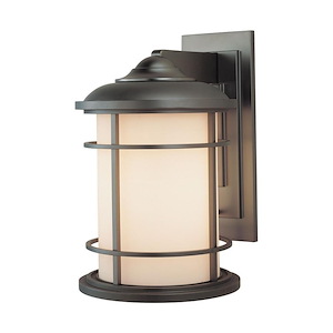 Feiss Lighting-Lighthouse-Wall Mount Lantern in Transitional Style-9 Inch Wide by 14.38 Inch High - 1214296