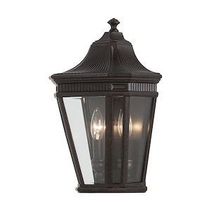 Cotswold Lane-Outdoor Wall Lantern Traditional Aluminum Approved for Wet Locations in Traditional Style-9.5 Inch Wide by 16 Inch High - 276639