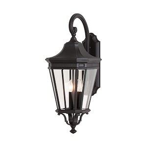 Feiss Lighting-Cotswold Lane-Outdoor Wall Lantern Traditional Aluminum Approved for Wet Locations in Traditional Style-12 Inch Wide by 30 Inch High - 276637