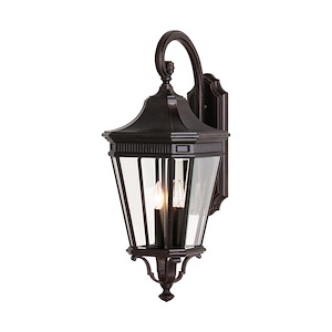 Feiss Lighting-Cotswold Lane-Outdoor Wall Lantern Traditional Aluminum Approved for Wet Locations in Traditional Style-12 Inch Wide by 30 Inch High