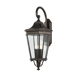 Cotswold Lane-Outdoor Wall Lantern Aluminum Approved for Wet Locations in Traditional Style-13.63 Inch Wide by 36.25 Inch High - 692304