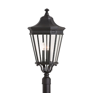 Feiss Lighting-Cotswold Lane-Three Light Outdoor Post Mount in Traditional Style-12 Inch Wide by 27.5 Inch High - 276633