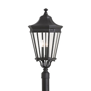 Cotswold Lane-Three Light Outdoor Post Mount in Traditional Style-12 Inch Wide by 27.5 Inch High - 276633