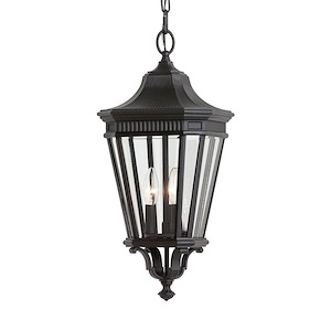 Feiss Lighting-Cotswold Lane-Pendant 3 Light in Traditional Style-9.5 Inch Wide by 21.5 Inch High